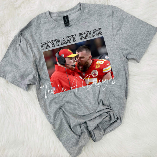 Crybaby Kelce - Short Sleeve Tee