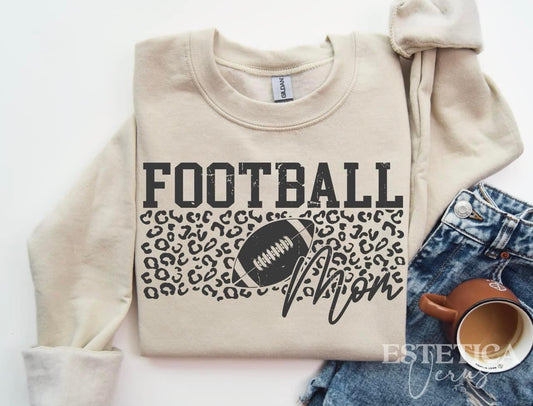 Football Mom-Comfort Colors Tank, Short Sleeve Tee