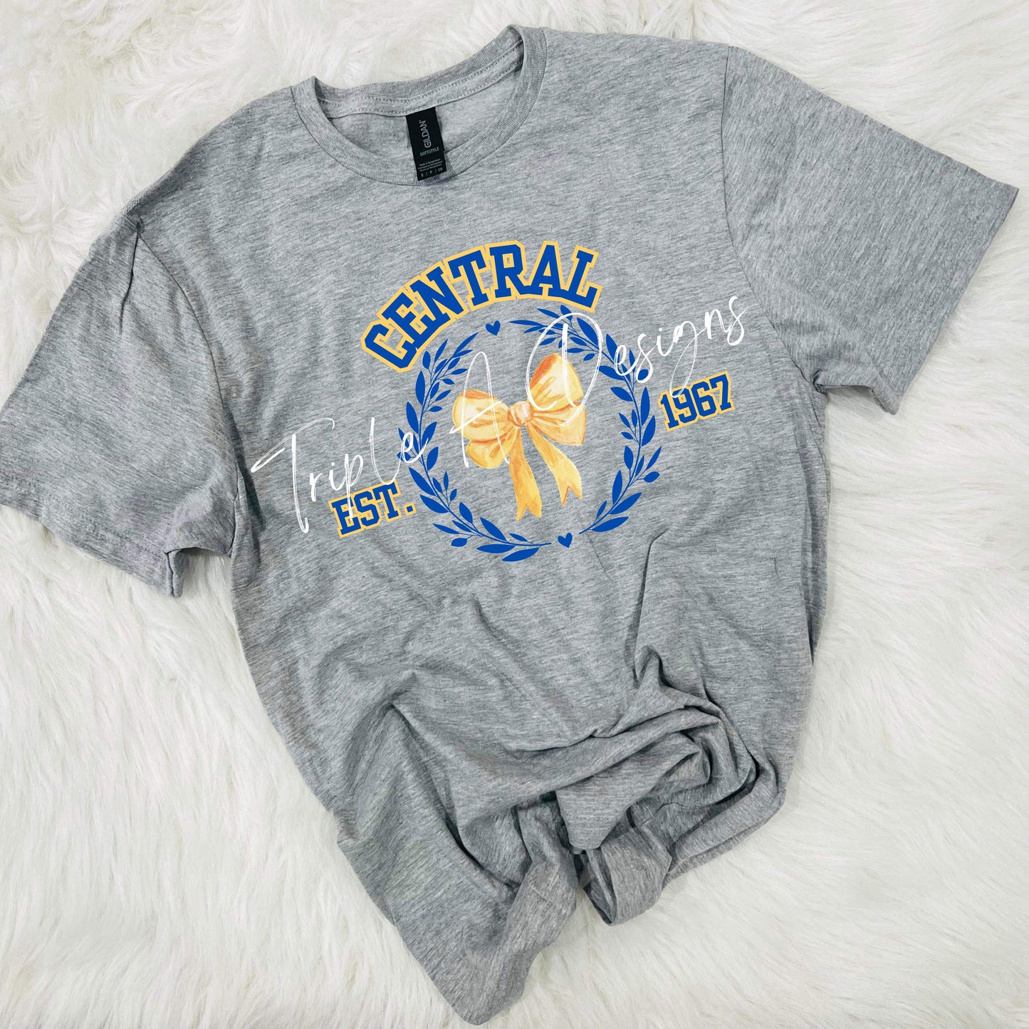 Central Pioneers Established 1967 -Short Sleeve Tee, Long Sleeve Tee