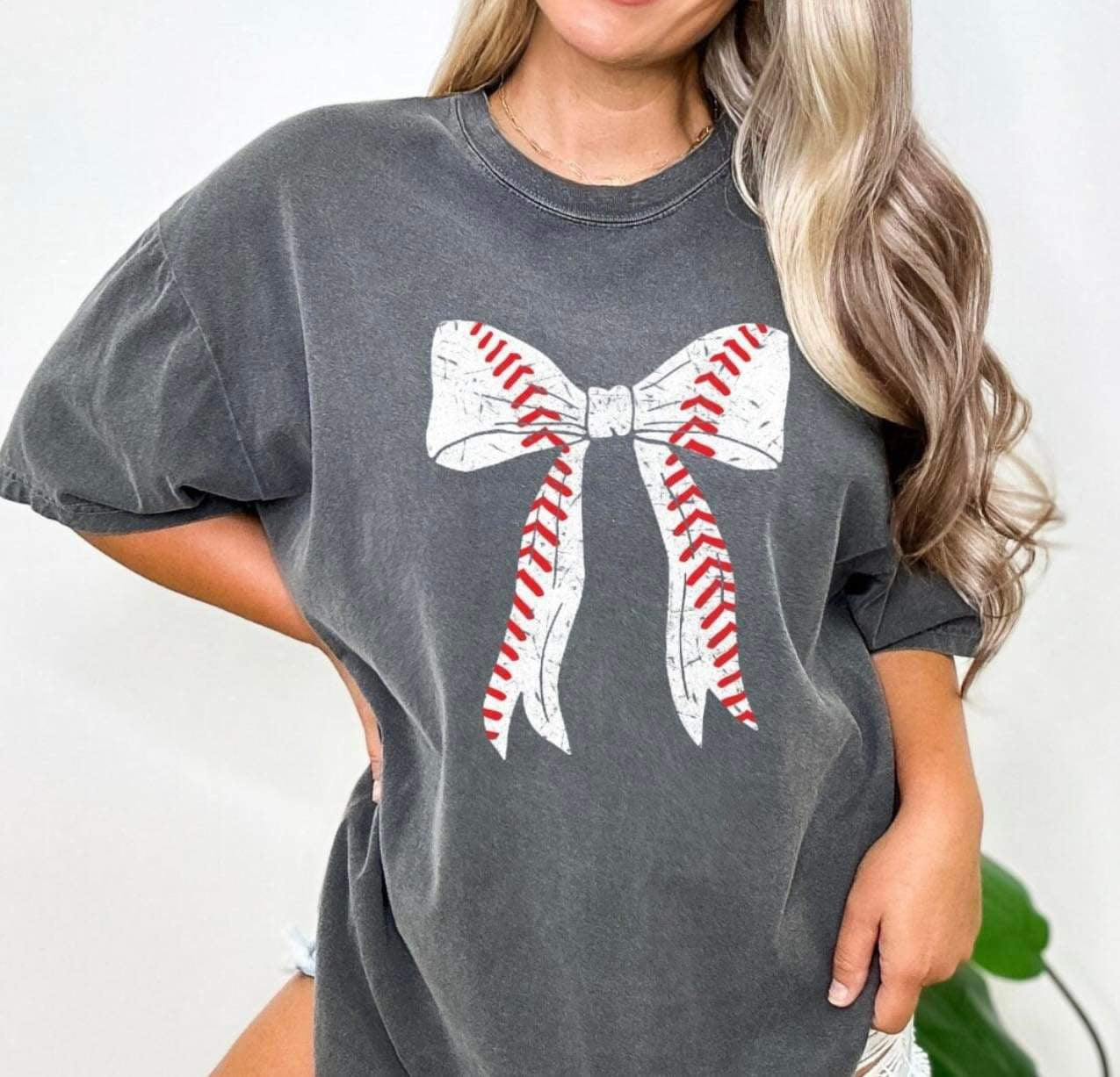 Baseball Coquette Bow Print- DTF Transfer