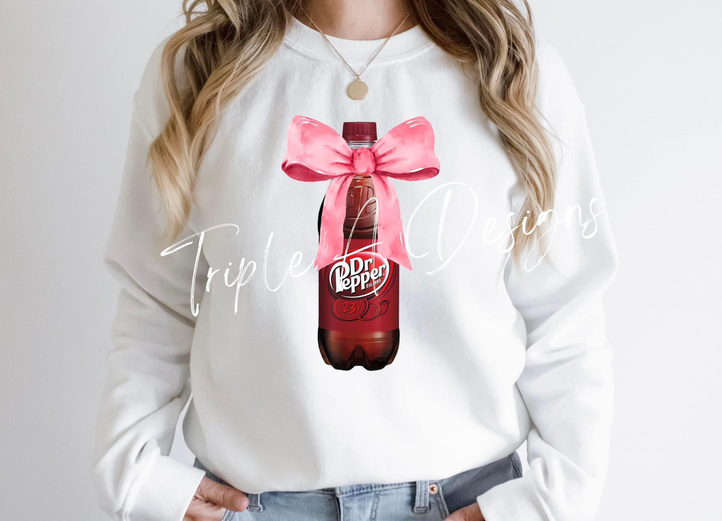 Dr. Pepper Coquette Bow - DTF Transfer