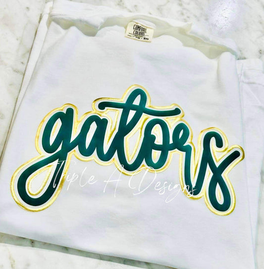 Captain Shreve Gators Puff - Short Sleeve Tee, Sweatshirt