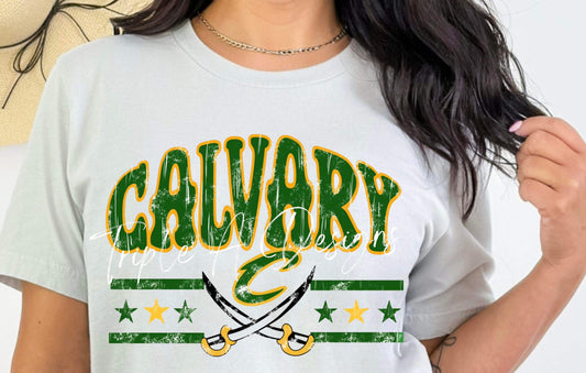 Calvary Cavaliers Design 038 - Short Sleeve Tee, Long Sleeve Tee, Sweatshirt, Hoodie