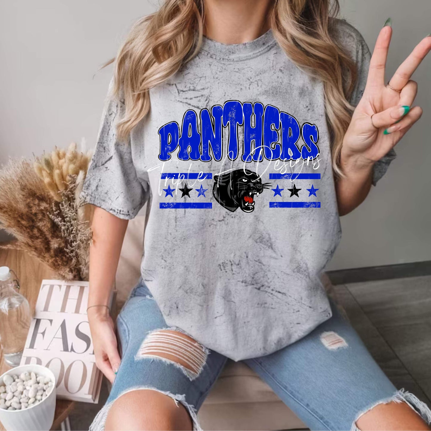 Stanley Panthers Design 01 - Adult Comfort Colors Colorblast Short Sleeve Tee