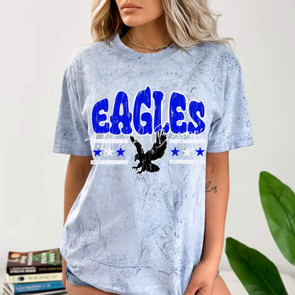 Keithville Eagles Design 01 - Adult Comfort Colors Colorblast Short Sleeve Tee