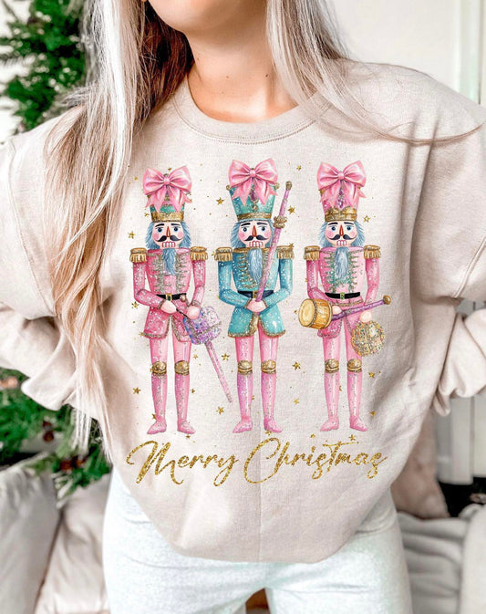 Nutcracker Merry Christmas - Tee, Long Sleeve Tee, Sweatshirt