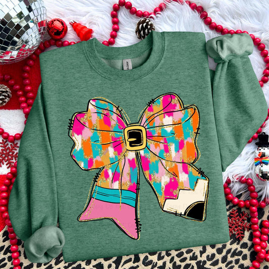 Teacher Coquette Pencil Bow - Tee, Long Sleeve Tee, Sweatshirt