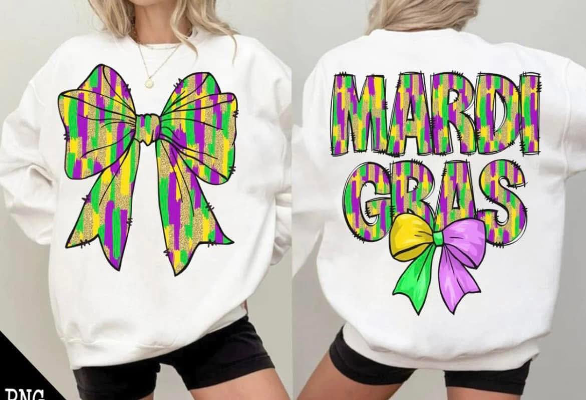 Mardi Gras Design 048 - DTF Transfer