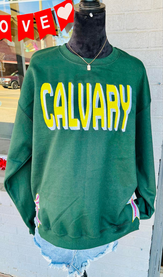 Calvary Embroidered Sweatshirt - Adult