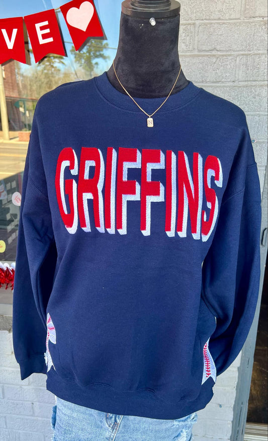 Griffins Embroidered Sweatshirt - Adult