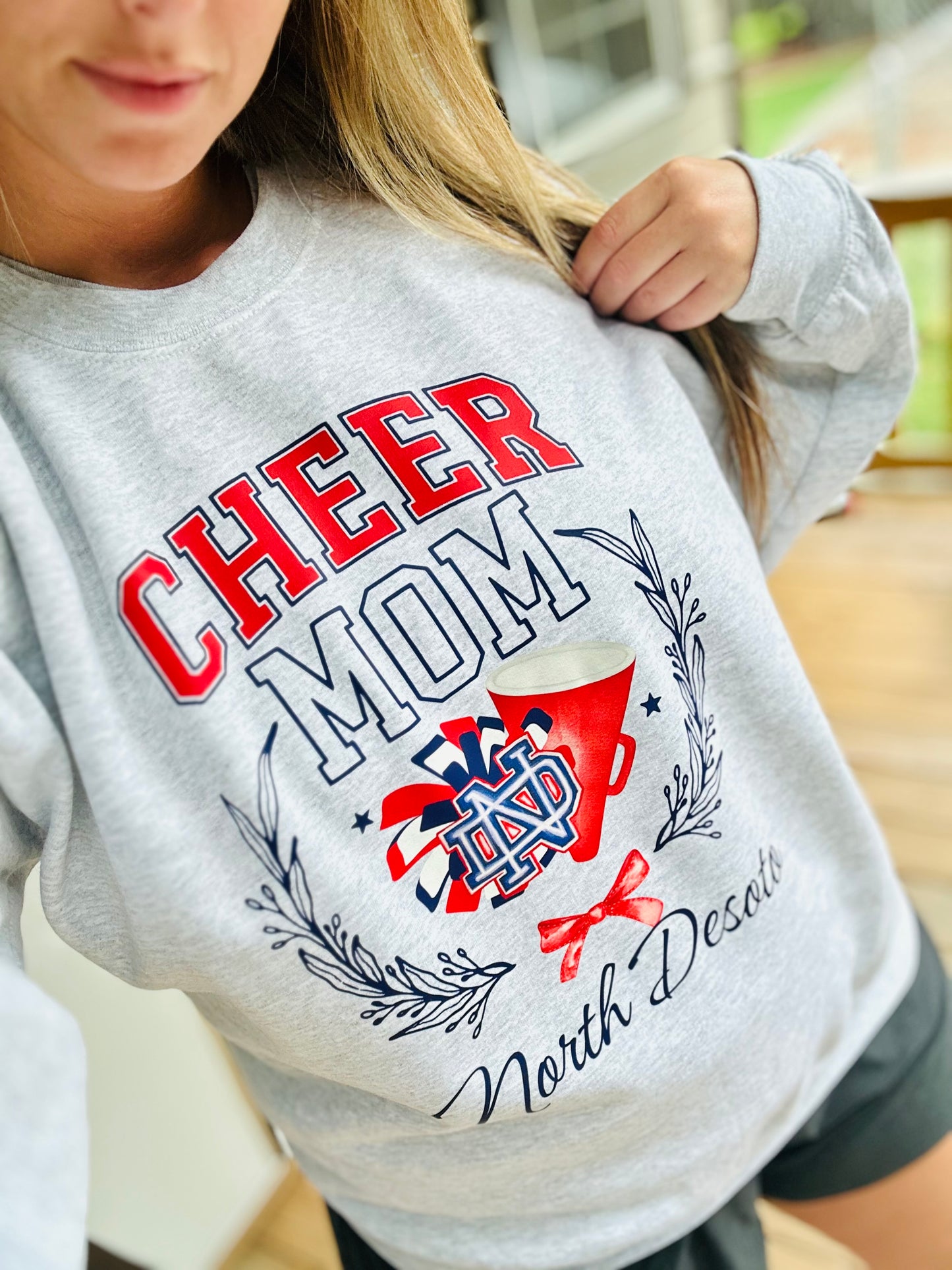 Cheer Mom-North Desoto -Short Sleeve Tee, Long Sleeve Tee, Sweatshirt