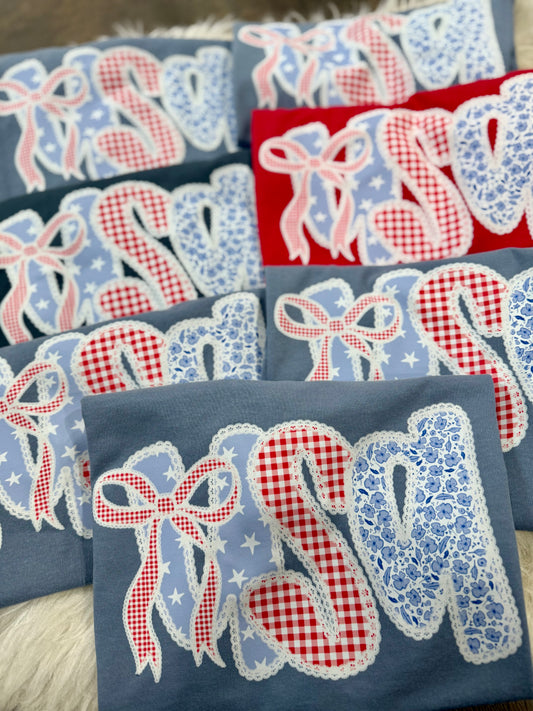 USA Lace- DTF Transfer