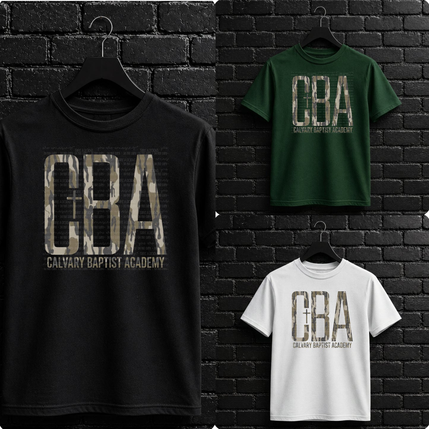 CBA Bottomland Camo- Short Sleeve Tee, Long Sleeve Tee, Sweatshirt