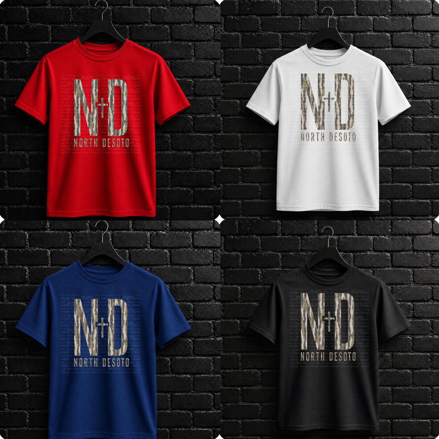 ND Bottomland Camo- Short Sleeve Tee, Long Sleeve Tee, Sweatshirt