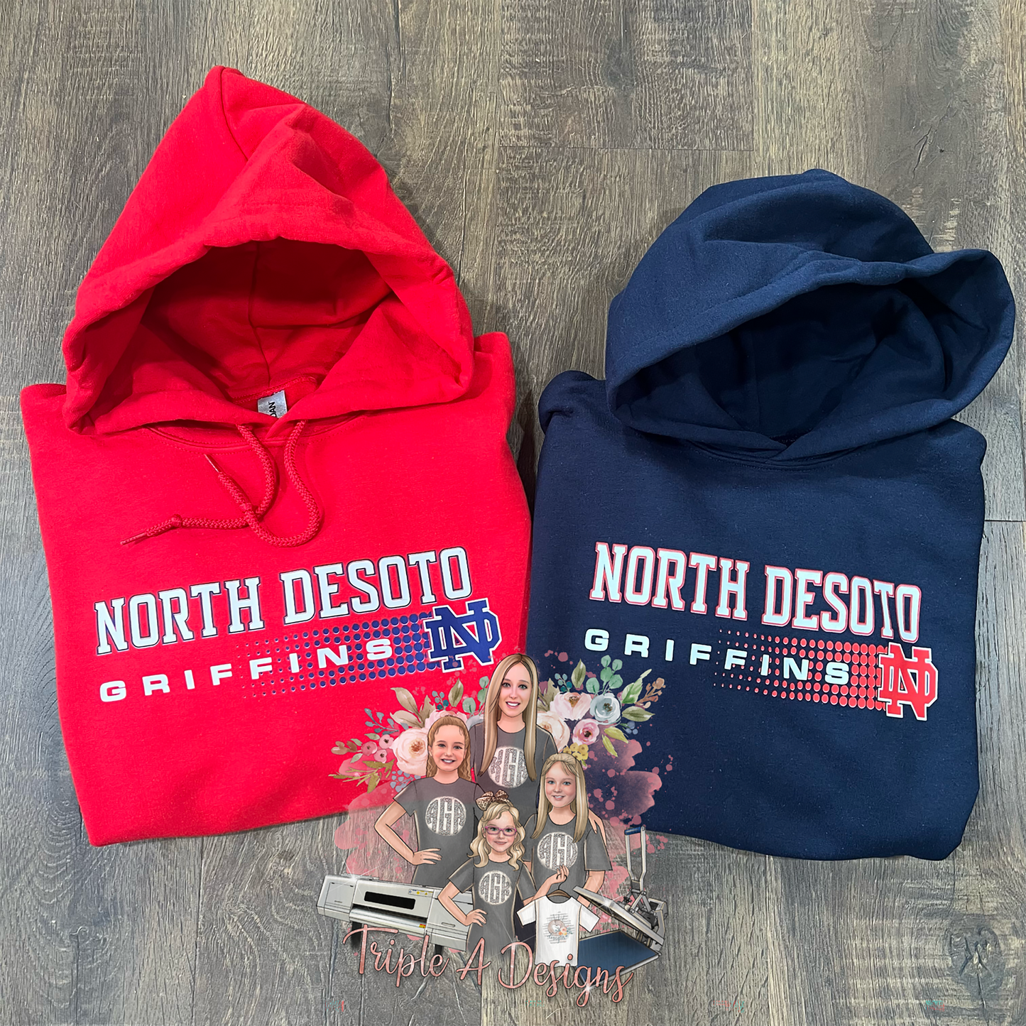 North Desoto Griffins Design 005- Sweatshirt, Hoodie