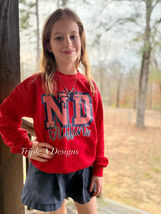 ND Preppy Design - Short Sleeve Tee, Long Sleeve Tee, Sweatshirt
