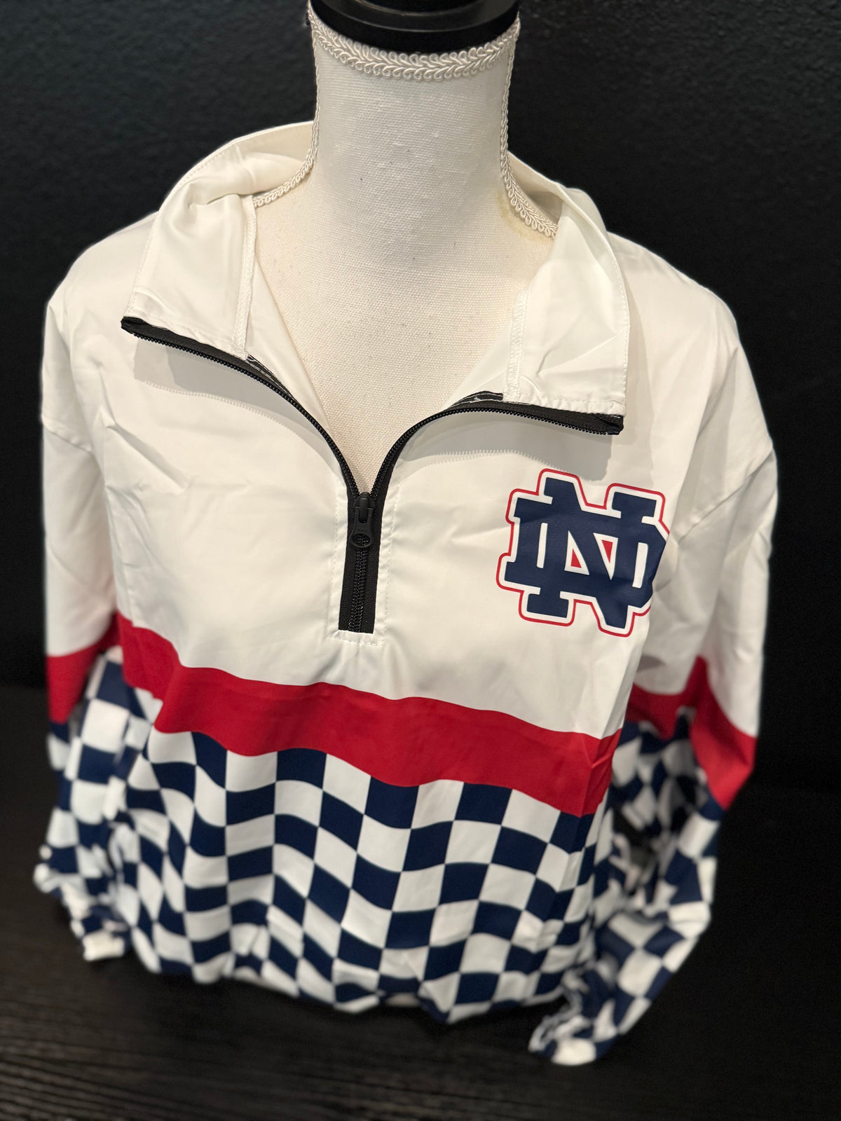 ND Checkered Windbreaker-Ready for Pickup/RTS