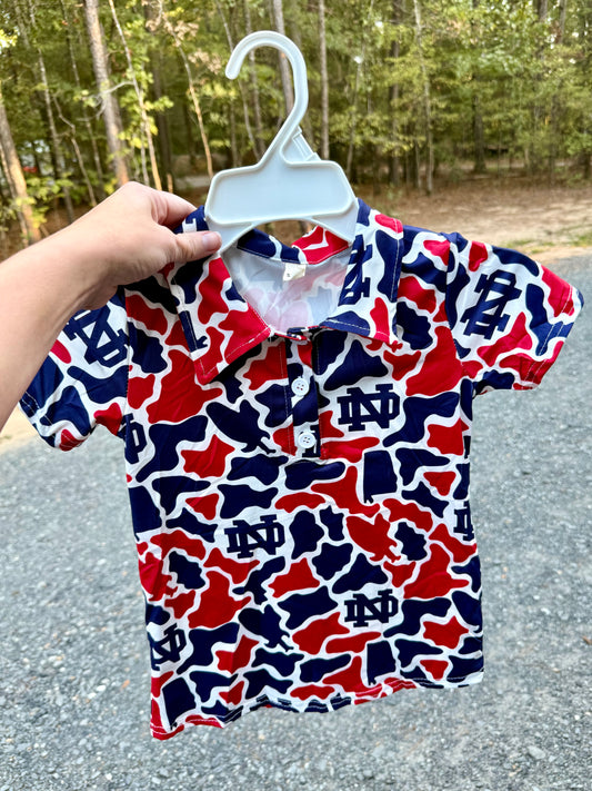 ND-Boys Camo Polo-RTS