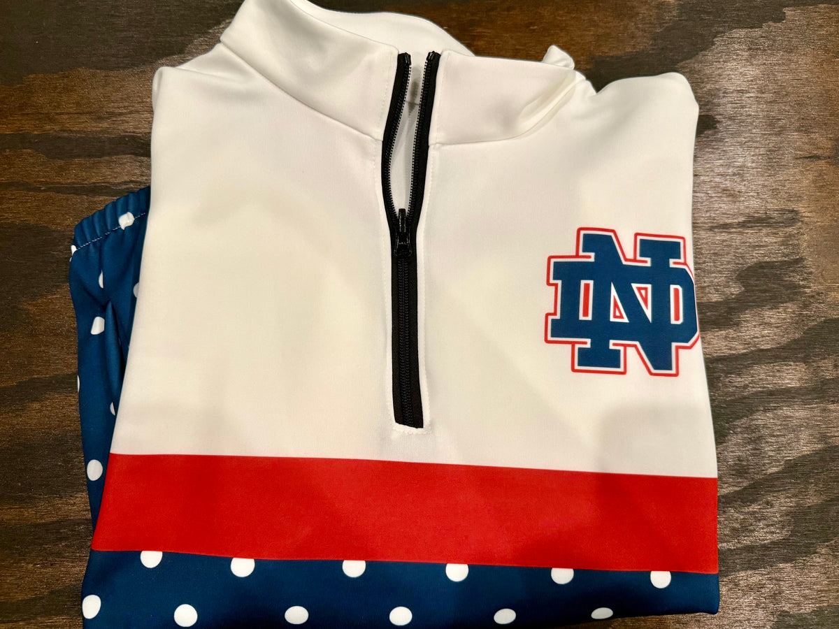 ND Polka Dot Scuba Jacket-Ready for Pickup/RTS