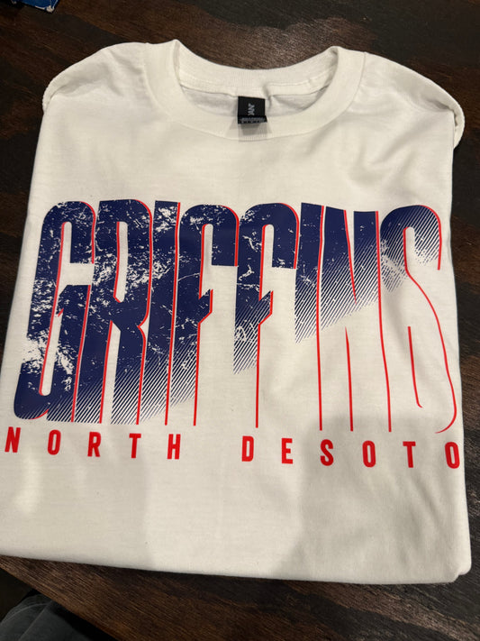 Distressed North Desoto Griffins Tee Ready for Pickup/RTS