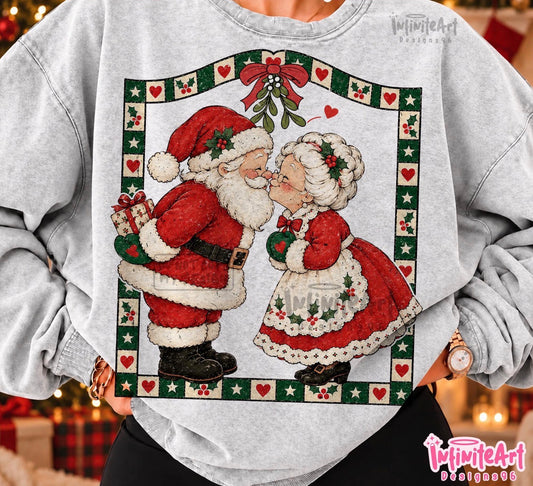 Santa/Mrs Claus Short Sleeve Tee, Long Sleeve Tee, Sweatshirt