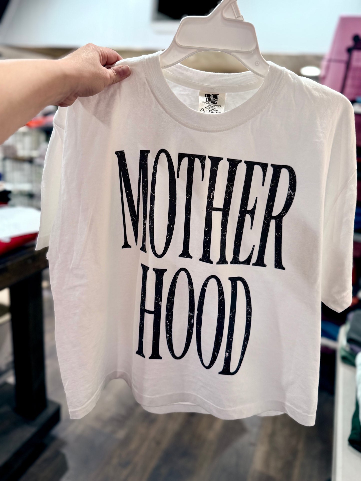 Mother Hood-Crop, Short Sleeve Tee, Sweatshirt