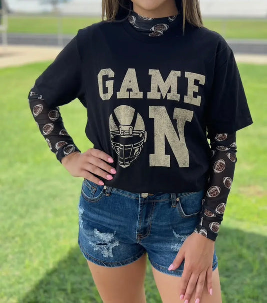 Football Mesh Top