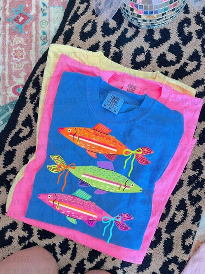Colorful Fish- Comfort Colors Short Sleeve Tee & Tank
