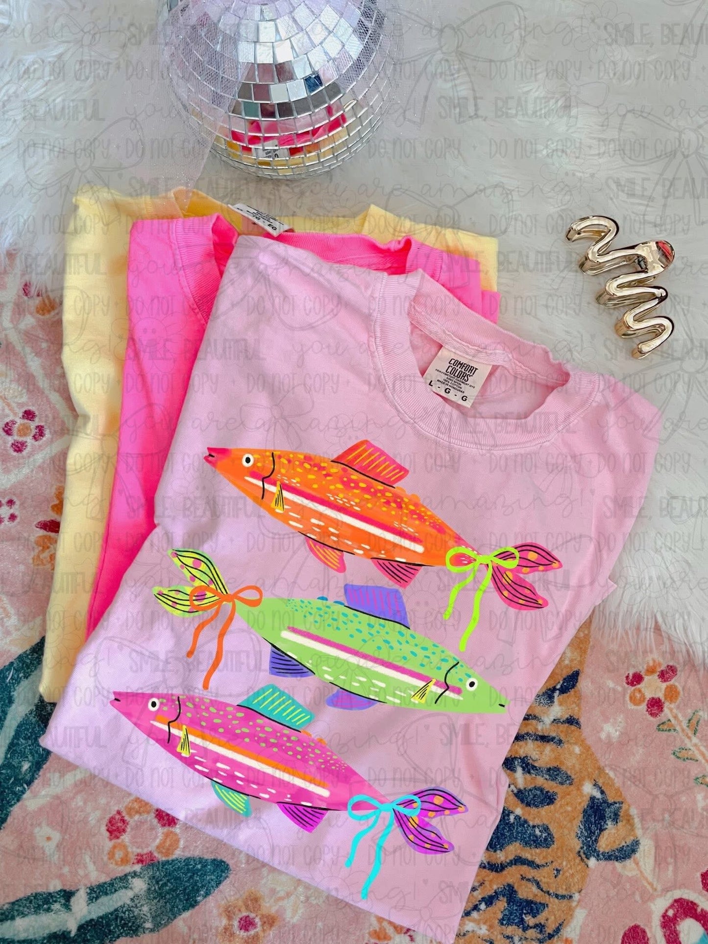 Colorful Fish- Comfort Colors Short Sleeve Tee & Tank