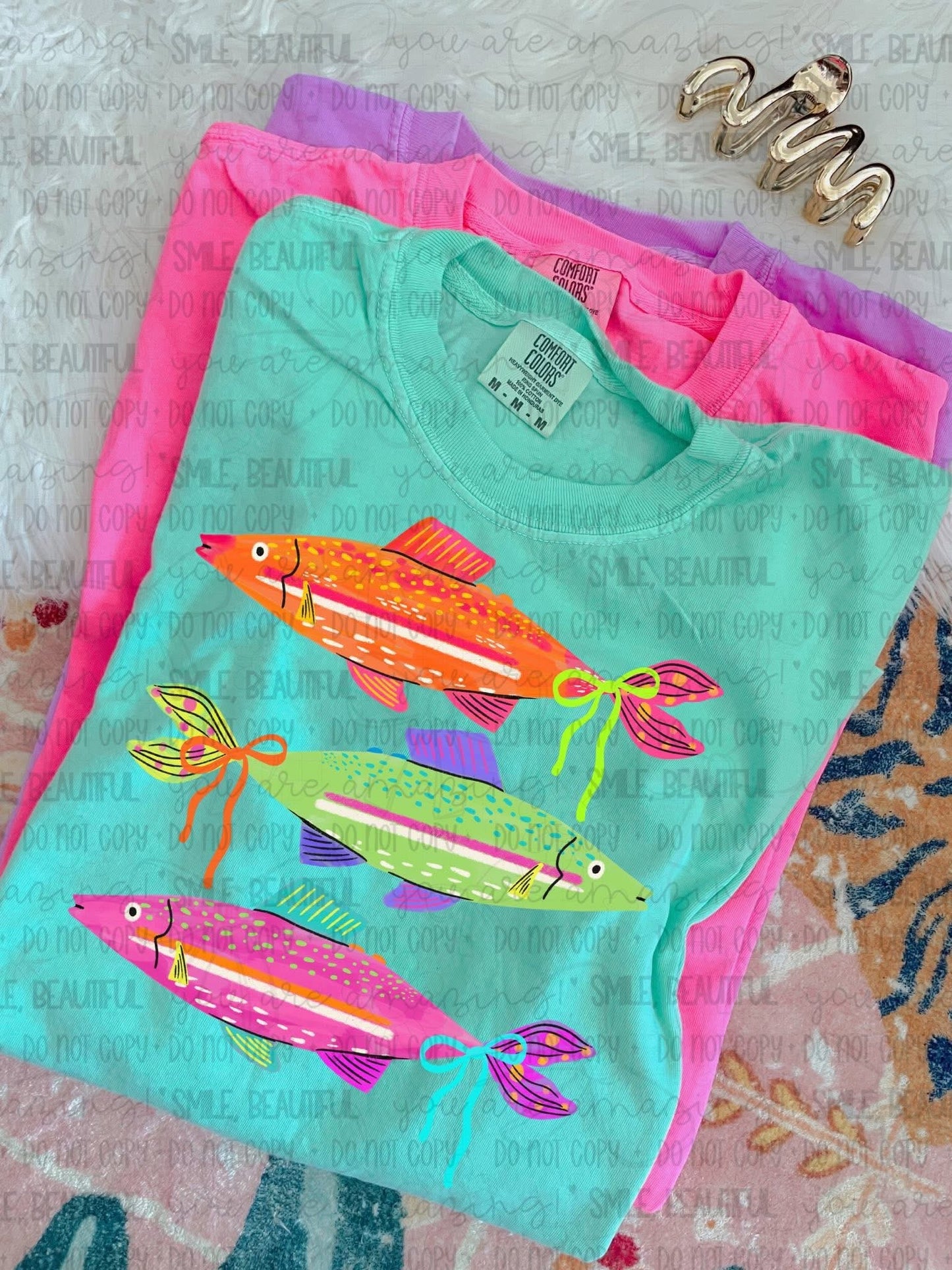 Colorful Fish- Comfort Colors Short Sleeve Tee & Tank