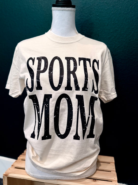 Sports Mom Bold Font - Short Sleeve Tee, Crop, Tank