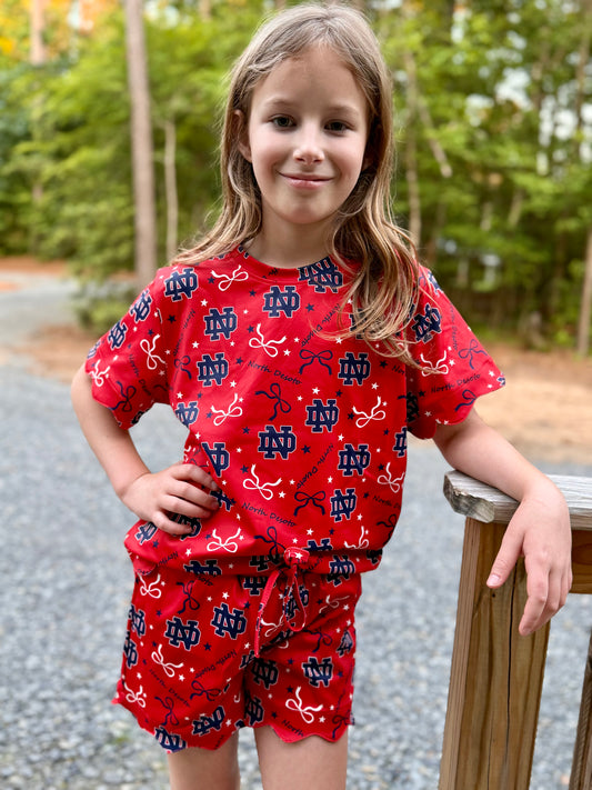 PRE-ORDER- ***Ends May 10th***ETA End of July/Early August-Custom School Scalloped Girls Set-North Desoto