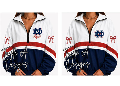 PRE-ORDER- ND/ND Cheer-Windbreaker Jackets***Ends Oct 1st***(ETA 4-6 weeks)