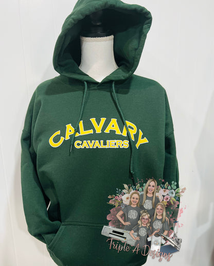 Calvary Cavaliers Design 025-Short Sleeve Tee, Long Sleeve Tee, Sweatshirt, Hoodie