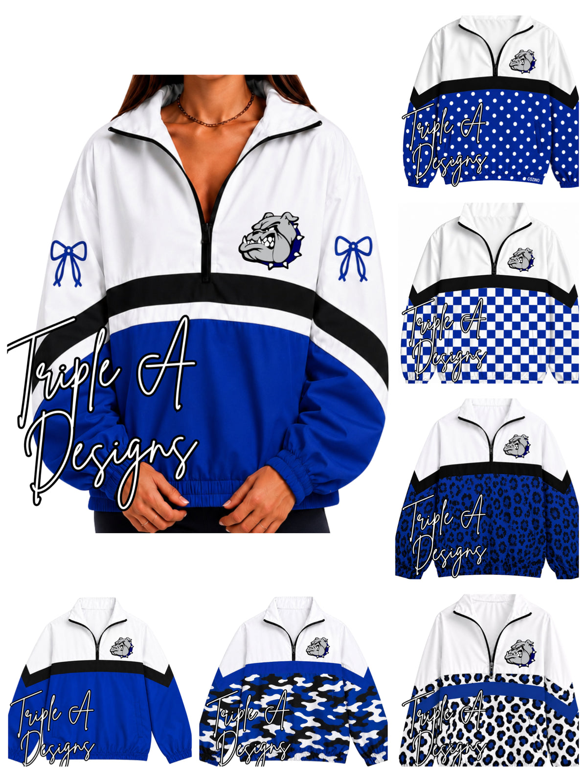 PRE-ORDER- Red River Bulldogs Windbreaker Jackets***Ends OCT 1ST***(ETA 4-6 weeks)