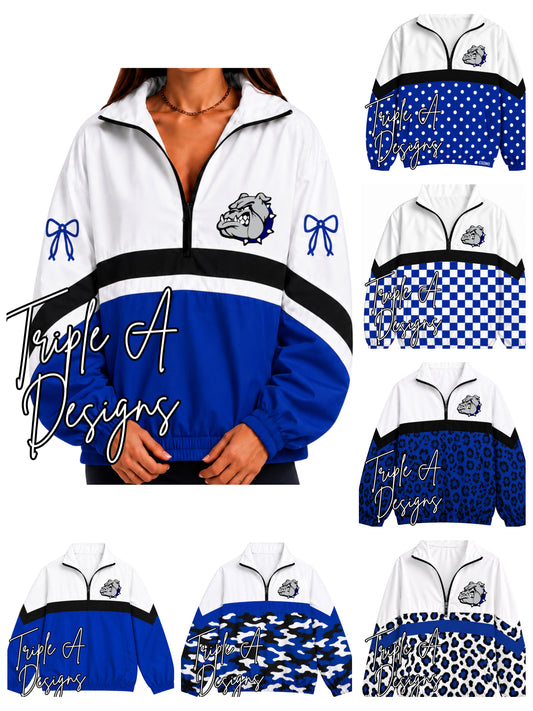PRE-ORDER- Red River Bulldogs Windbreaker Jackets***Ends May 30th***(TAT 4-6 weeks)