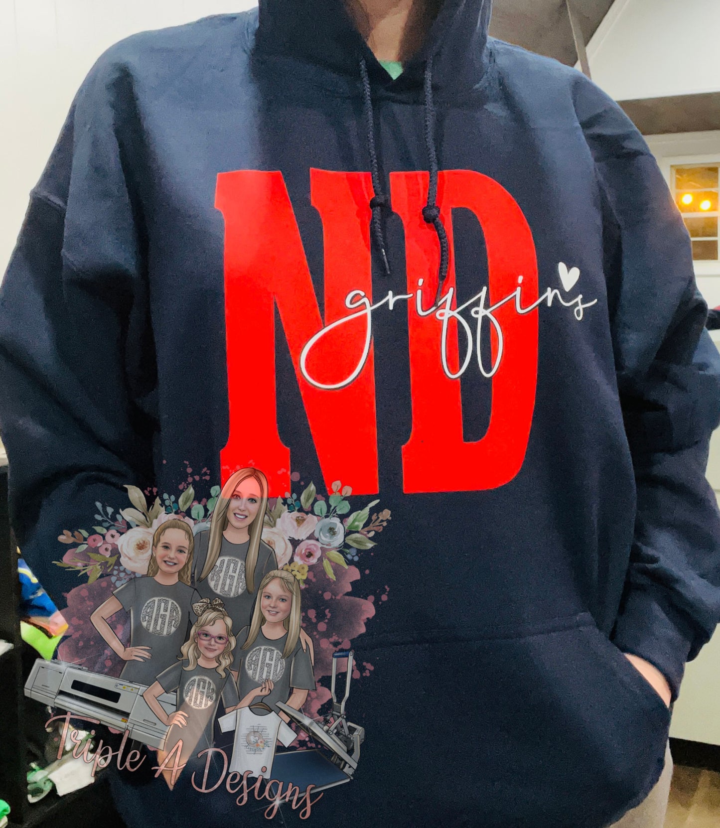 North Desoto Griffins Design 013-Sweatshirt, Hoodie