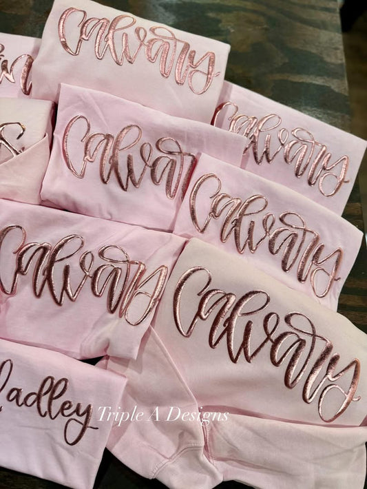 Calvary Pink Puff- Short Sleeve Tee, Long Sleeve Tee, Sweatshirt