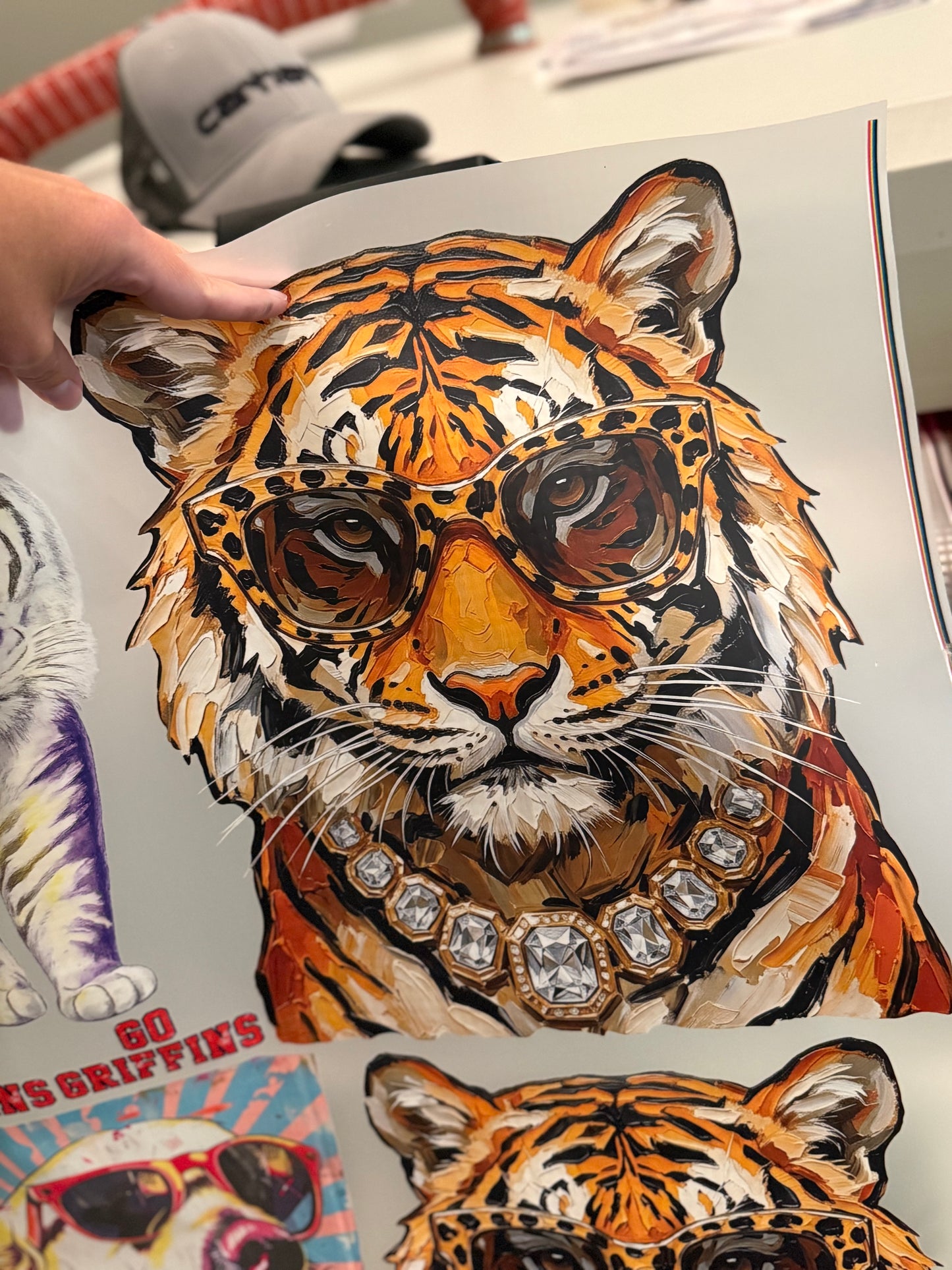 Glam Tiger Comfort Colors Tee