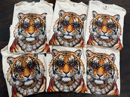 Glam Tiger Comfort Colors Tee