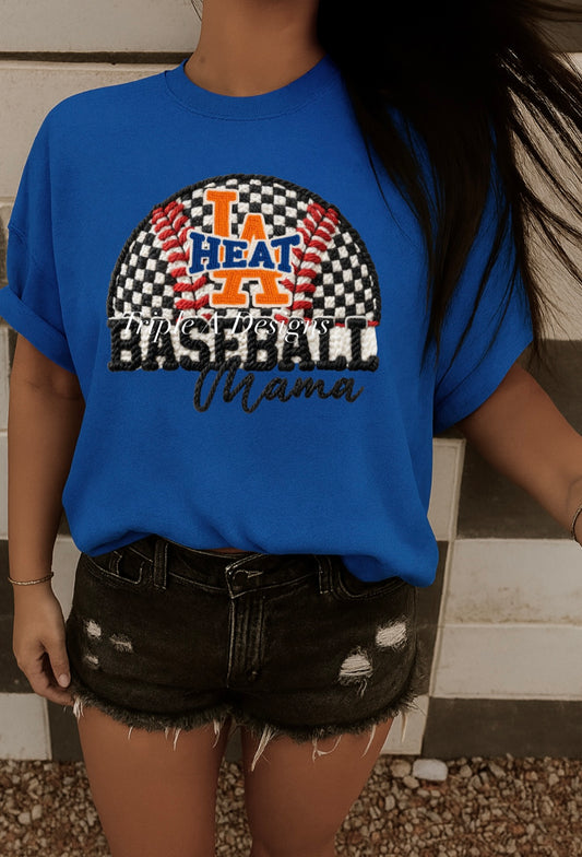 La Heat Baseball Yarn Design - Short Sleeve Tee, Long Sleeve, Sweatshirt