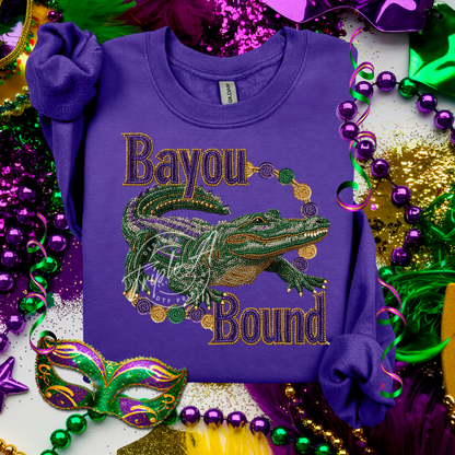 Bayou Bound Gator - DTF Transfer