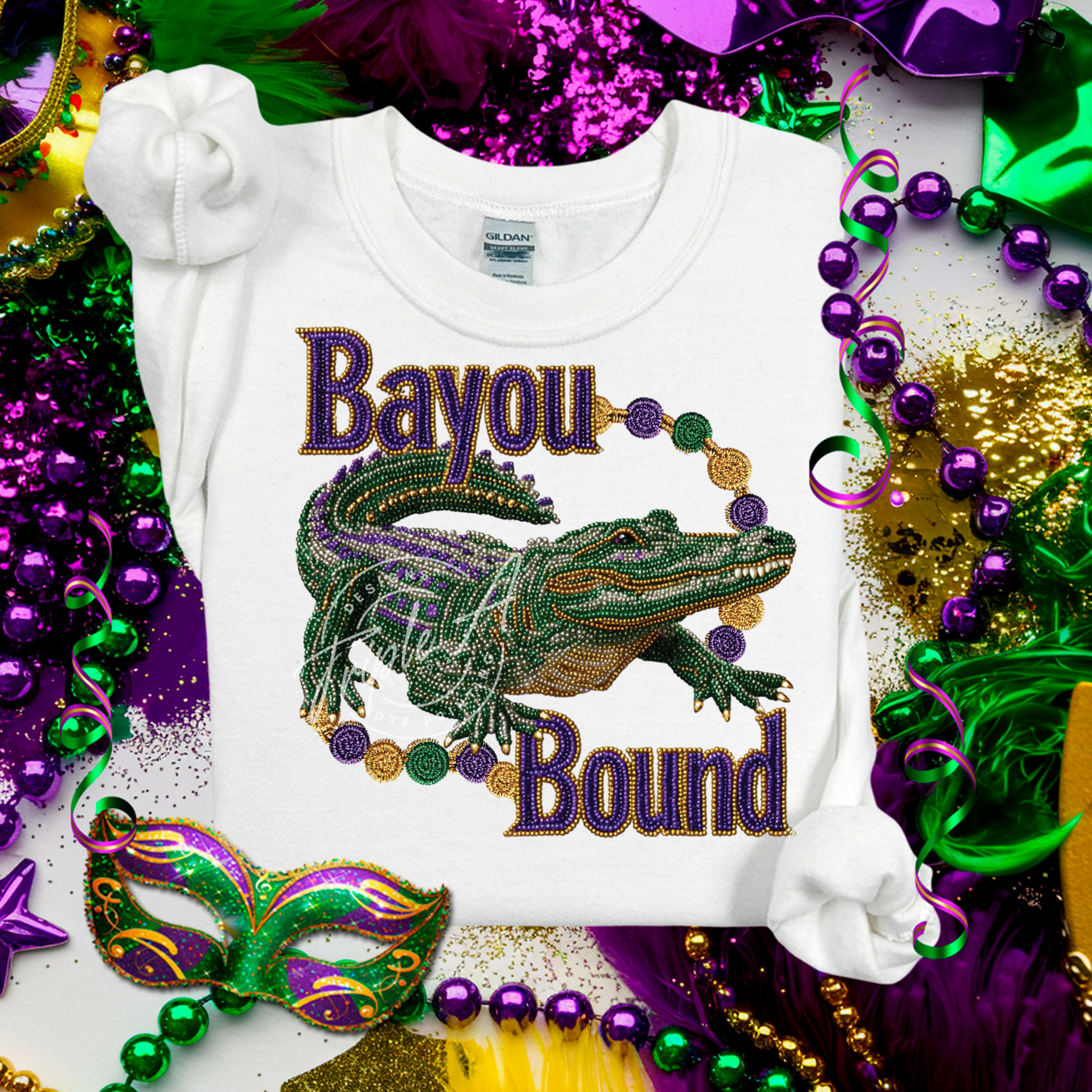Bayou Bound Gator - DTF Transfer
