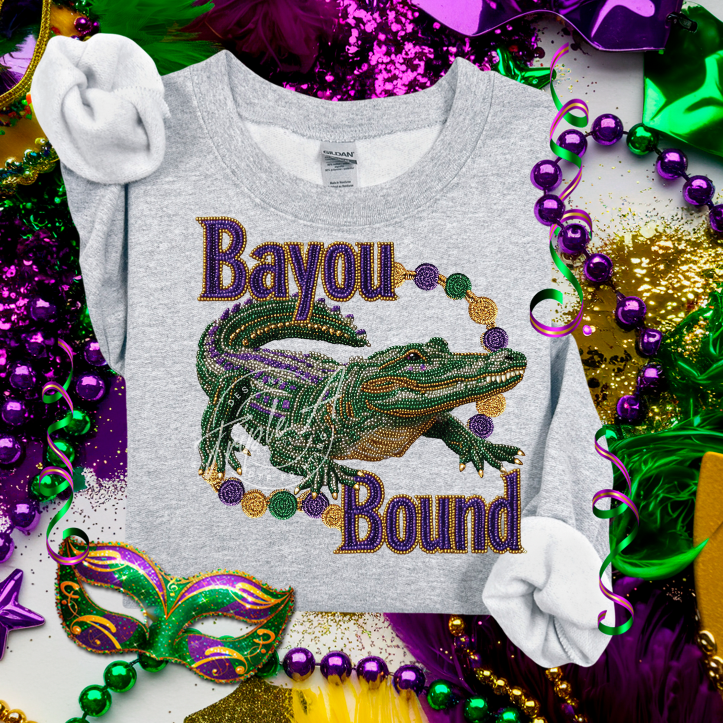 Bayou Bound Gator - DTF Transfer