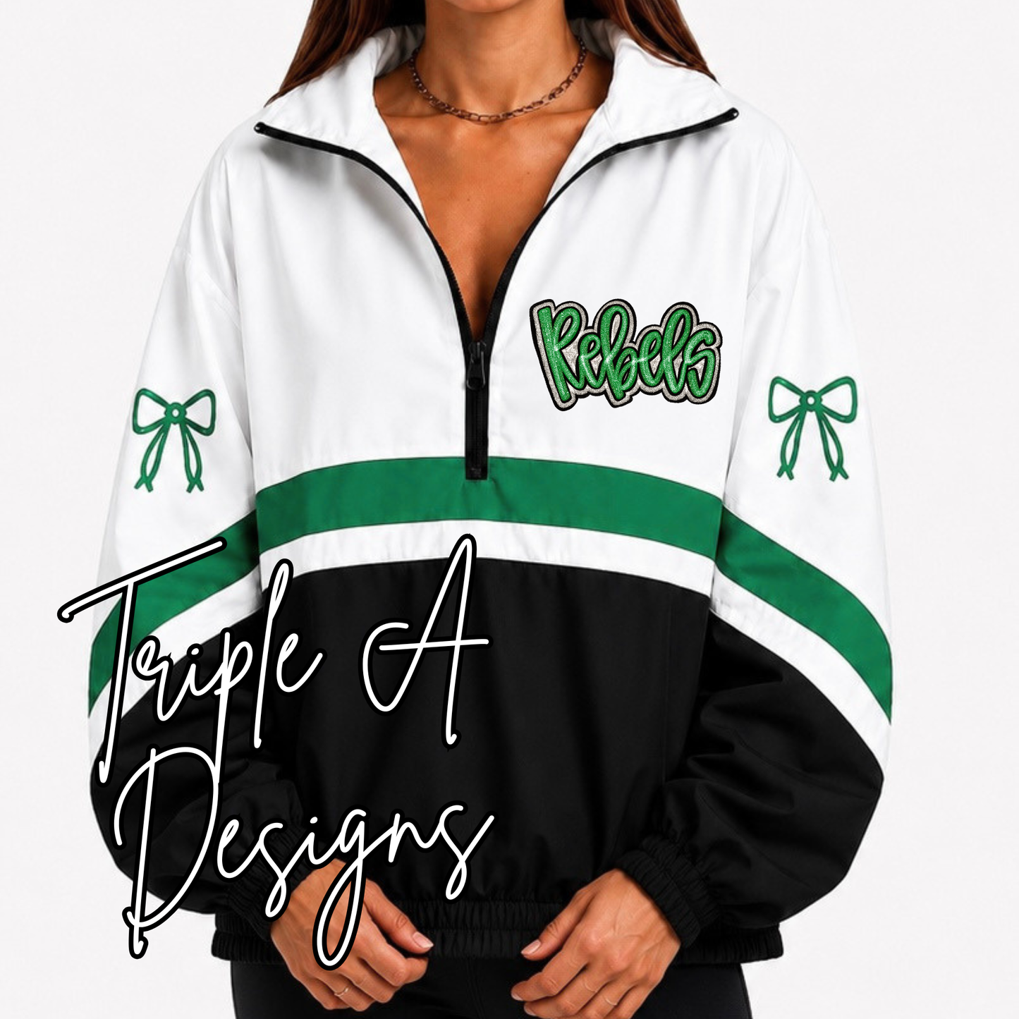PRE-ORDER- Rebels Cheer Windbreaker Jackets***Ends May 30th***(TAT 4-6 weeks)