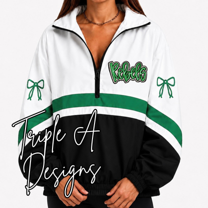 PRE-ORDER- Rebels Cheer Windbreaker Jackets***Ends May 30th***(TAT 4-6 weeks)