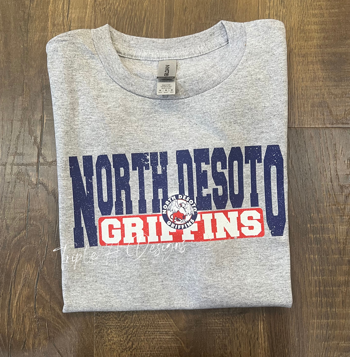 North Desoto Griffins Design 006- Short Sleeve Tee, Long Sleeve Tee, Sweatshirt, Hoodie