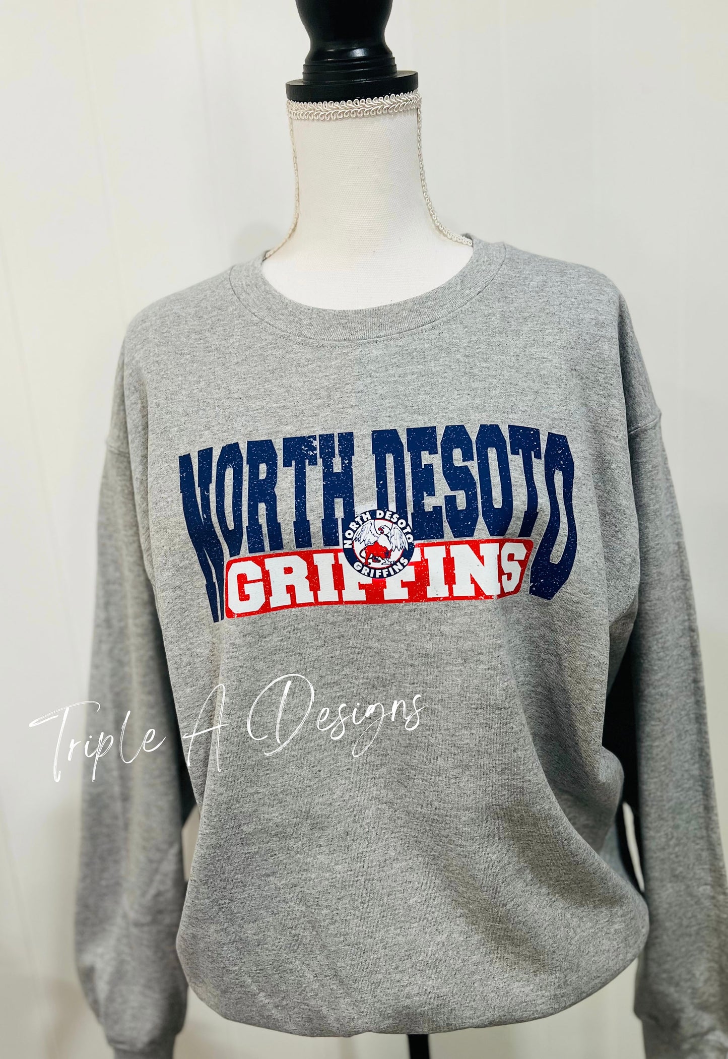 North Desoto Griffins Design 006- Short Sleeve Tee, Long Sleeve Tee, Sweatshirt, Hoodie