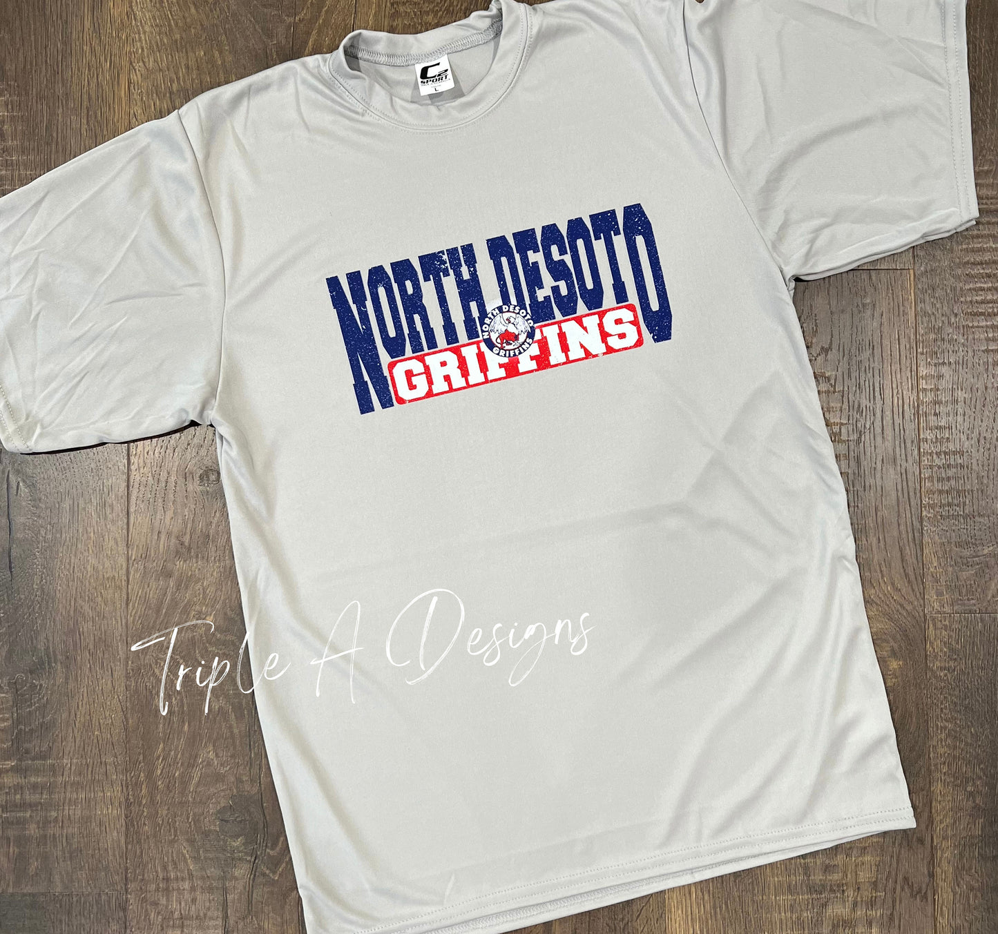 North Desoto Griffins Design 006 -Dri Fit Short Sleeve Tee