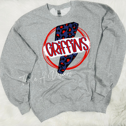 North Desoto Griffins Design 031-Sweatshirt, Hoodie